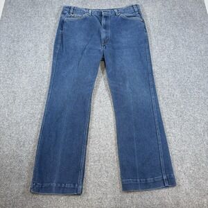 Vintage Levi's Jeans Mens 38x31 (Fits 34x28) Blue 517 80s Bootcut USA Made Denim